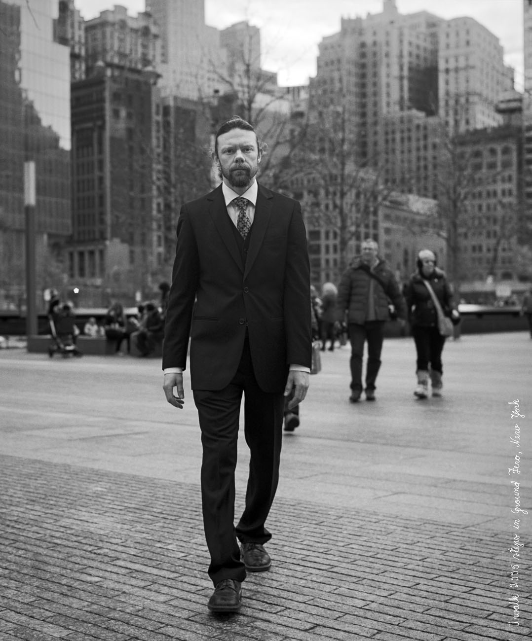 I take 2,995 steps at Ground Zero, New York